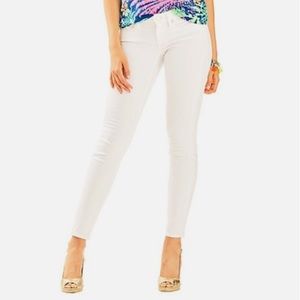 Lilly Pulitzer White Worth Skinny Jeans